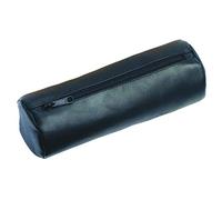Schlamperrolle Leder schwarz