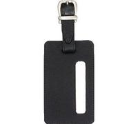 Alassio Kofferanhänger aus Leder/43118 ca. 11,5 x 7 cm schwarz Echt Leder 20 g