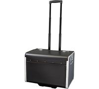 Alassio Aktenkoffer PARMA, Lederimitat, schwarz