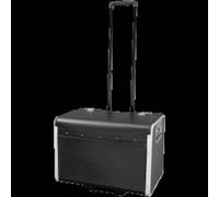 Alassio Akten- / Transportkoffer PARMA mit Trolleysystem und Alu-Rahmen, schwarz