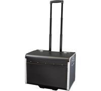 Alassio Aktenkoffer 'PARMA', Lederimitat, schwarz - grau 4021068011810