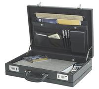 Alassio Aktenkoffer PONTE Lederimitat schwarz 44,5 x 33,0 x 10,0 cm St.