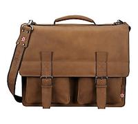 Alassio Aktentasche EARL 15 " Leder Hellbraun 42 x 14,5 x 32 cm
