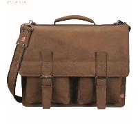 Alassio Aktentasche Earl 42x34x17cm Leder hellbraun