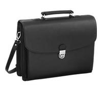 Alassio Aktentasche Forte, mit Tragegriff, 6 Fächer, Kunstleder, schwarz