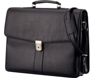 Alassio Aktentasche Lederimitat schwarz, Außenmaß: ca. 41x31x12,5cm