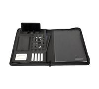 Alassio Alassio® Schreibmappe - A4, anthrazit, Reißverschluss