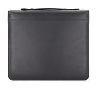 Alassio Arezzo Schreibmappe Leder 36 cm schwarz