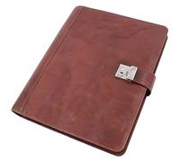 Alassio Schreibmappe Leder 28 cm braun