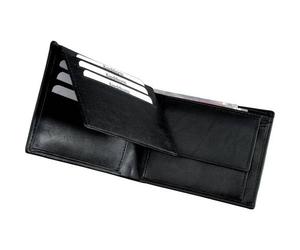 Alassio Geldbörse Klassisch, Leder, schwarz