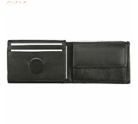Alassio Mini Geldbörse Nappa Leder schwarz (10,78 € pro 1 Stück)