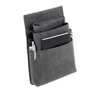 Alassio Gürteltasche für Kellnerbörse grau