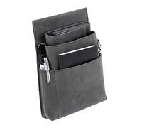 Alassio Gürteltasche für Kellnerbörse grau