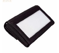 Alassio Kellnerbörse 42063, schwarz, Echt Leder, 17,5 x 10cm, Klarsichtfach