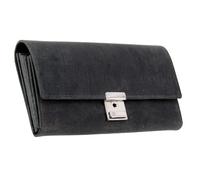 Alassio Kellnerbörse Leder 18,5 cm grau