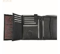 Alassio Kombi Geldbörse Hochformat Nappaleder schwarz (12,19 € pro 1 Stück)