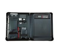 Alassio Konferenzmappe CESENA 30 x 6 x 37 cm Schwarz