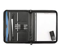 Alassio Konferenzmappe MILANO / 30042, 36x29x5 cm, schwarz, Lederimitat