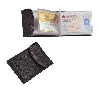 Alassio Kredit- und Visitenkartenetui - schwarz Echt Leder.