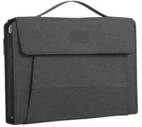 ALASSIO 30130 Mobile Office DIN A4 FIORI, Multifunktion Aktentasche für 13,3" Notebook, Tablet und Handy, Organizer Laptoptasche für unterwegs und im Büro, Mappe in anthrazit, ca. 34,5 x 27 x 4 cm