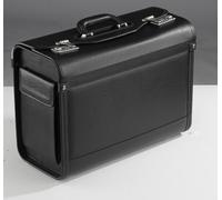 Alassio Pilotenkoffer GENOVA 46,0 x 20,5 x 35,0 cm schwarz