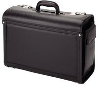 Alassio Pilotenkoffer Genova aus Kunstleder, schwarz