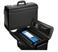 Pilotenkoffer Kunstl. schwarz Alassio 45028 46x34x21cm