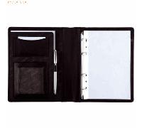 Alassio Ringbuchmappe Benaco A5 Lederimitat schwarz