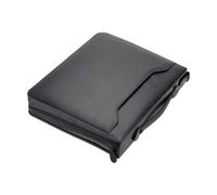 Alassio® Ringbuchmappe BERGAMO - A4, Lederimitat, schwarz