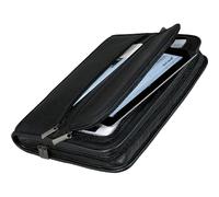 Alassio® Ringbuchmappe CARPO - A4, Echt Leder, schwarz