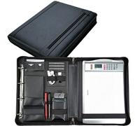 Alassio Ringbuchmappe CESENA für DIN A4 schwarz