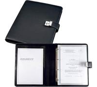Alassio Ringbuchmappe Lederimitat DIN A4 schwarz St.