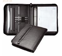 Alassio Ringbuchmappe LIMONE A4 Kunstleder schwarz