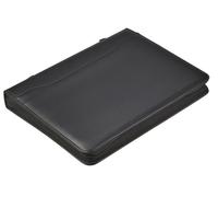 Alassio® Tagungsmappe AREZZO - A4, Lederimitat, schwarz