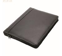 Alassio Ringbuchmappe Monza A4 Leder schwarz