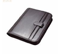 Alassio Ringbuchmappe Riccione A4 FineTouch Lederimitat schwarz