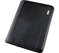 Alassio Ringbuchmappe TRENTO - A4, Lederimitat, schwarz