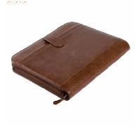 Alassio Ringbuchmappe VITERBO Lederimitat DIN A4 braun St.