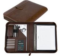 Alassio Ringbuchmappe VITERBO Lederimitat DIN A4 braun