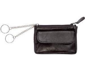 Alassio Schlüssel-Etui, aus Nappa-Leder, schwarz Vorfach, 2 Schlüsselringe - 1 Stück (43119)