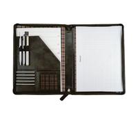 Alassio Schreibmappe braun, 26x31.5x2.5 cm