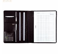 Alassio Schreibmappe Cremona I A4 Leder schwarz