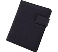 ALASSIO Schreibmappe, DIN A4, recyceltes PET, anthrazit