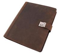 Alassio Schreibmappe Leder 28 cm braun