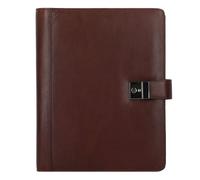 Alassio Schreibmappe Leder 28 cm braun (31516) braun