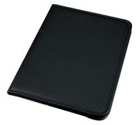 Alassio® Schreibmappe SAVONA - A4, Lederimitat, schwarz