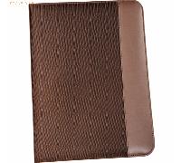 Alassio Schreibmappe Wiesbaden A4 braun