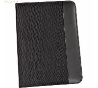 Genie 12442 Schreibmappe Wiesbaden für A4 Dokumente, extradünn und strapazierfähig, schwarz