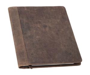 Alassio Schreibmappe »WINSTON« A4 aus Echtleder braun, 26x32x2 cm