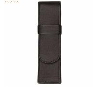 Alassio Stifteetui 15x4,5cm für 2 Stifte Leder schwarz